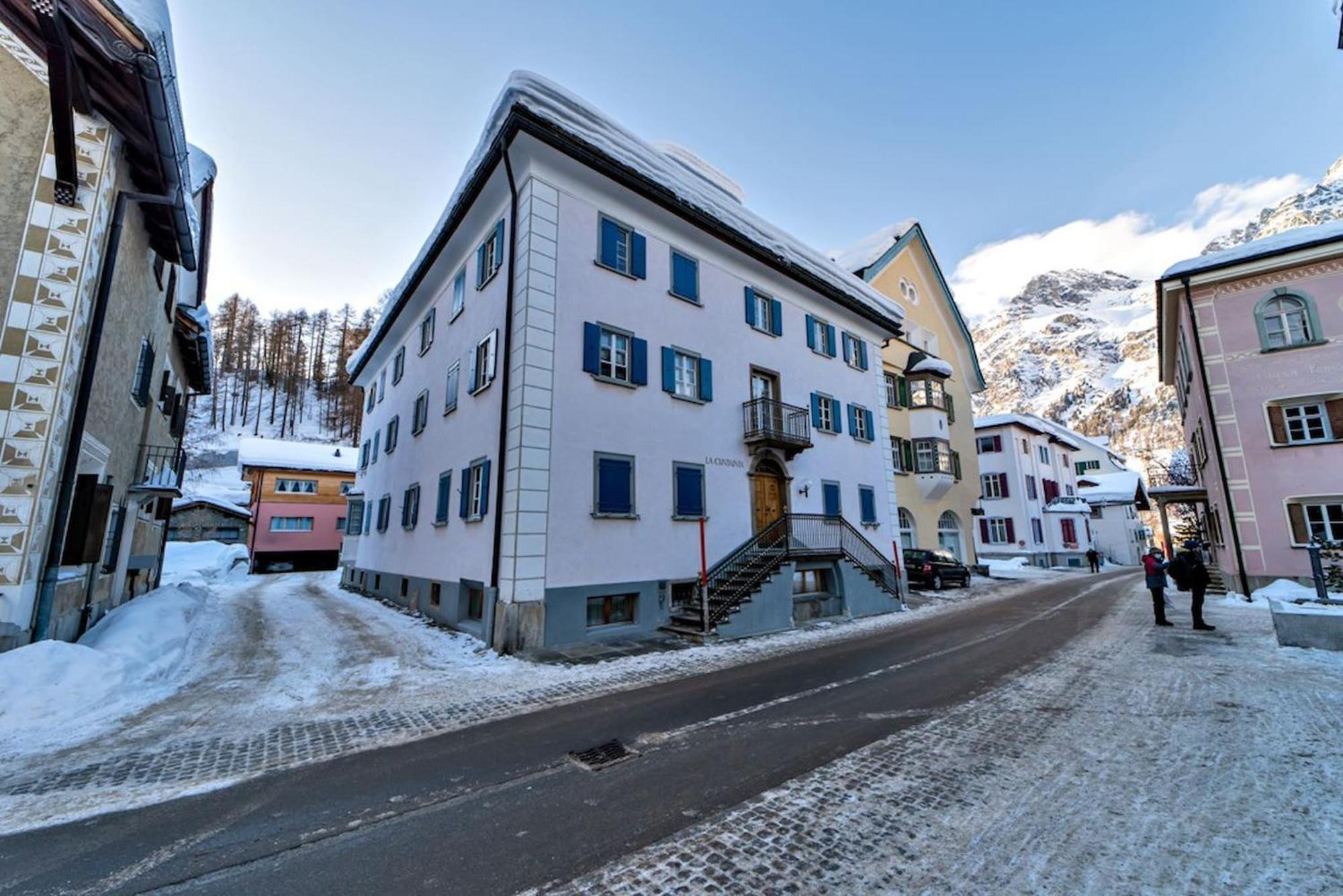 Chesa La Cuntainta - Sils Maria Lägenhet Exteriör bild