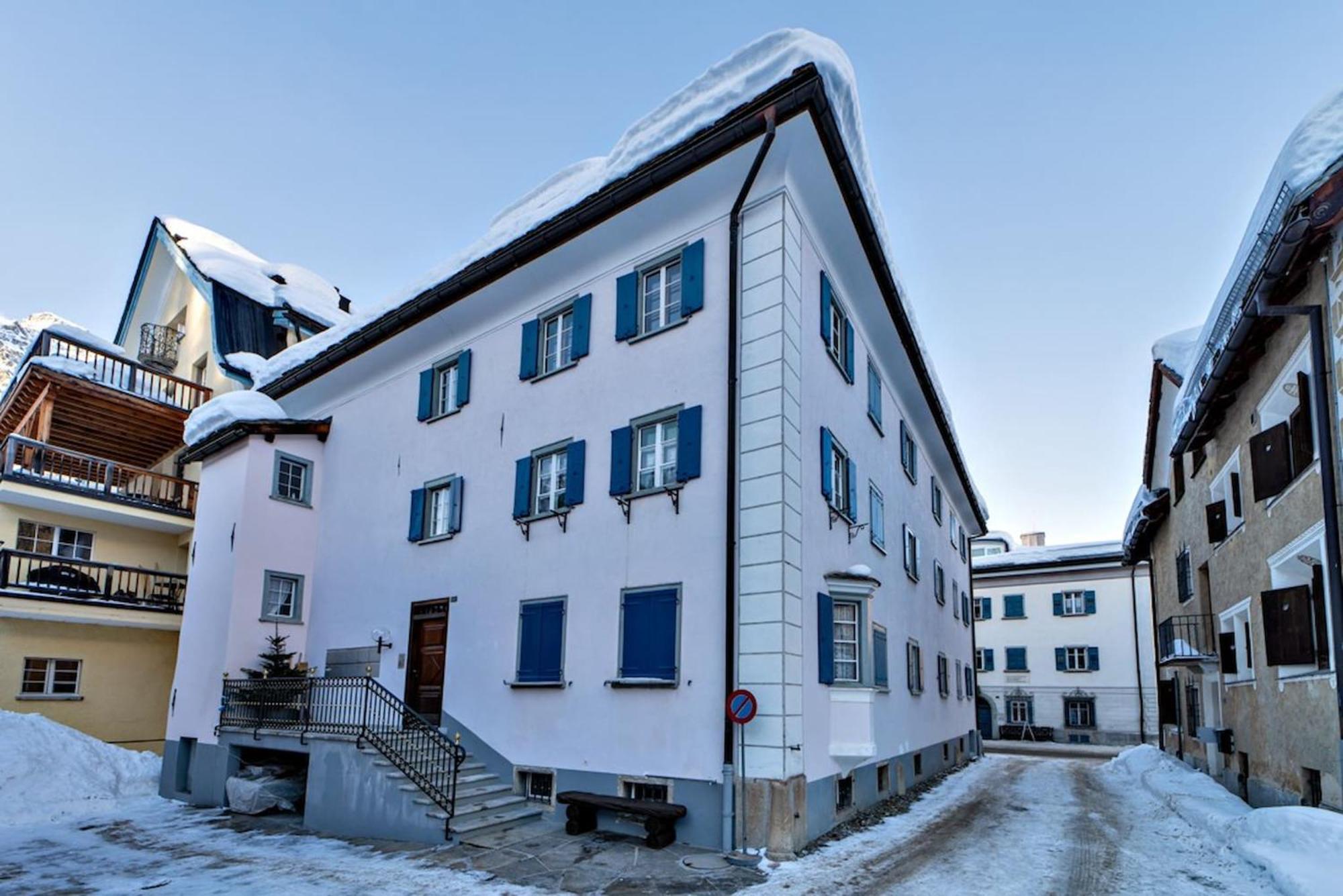 Chesa La Cuntainta - Sils Maria Lägenhet Exteriör bild