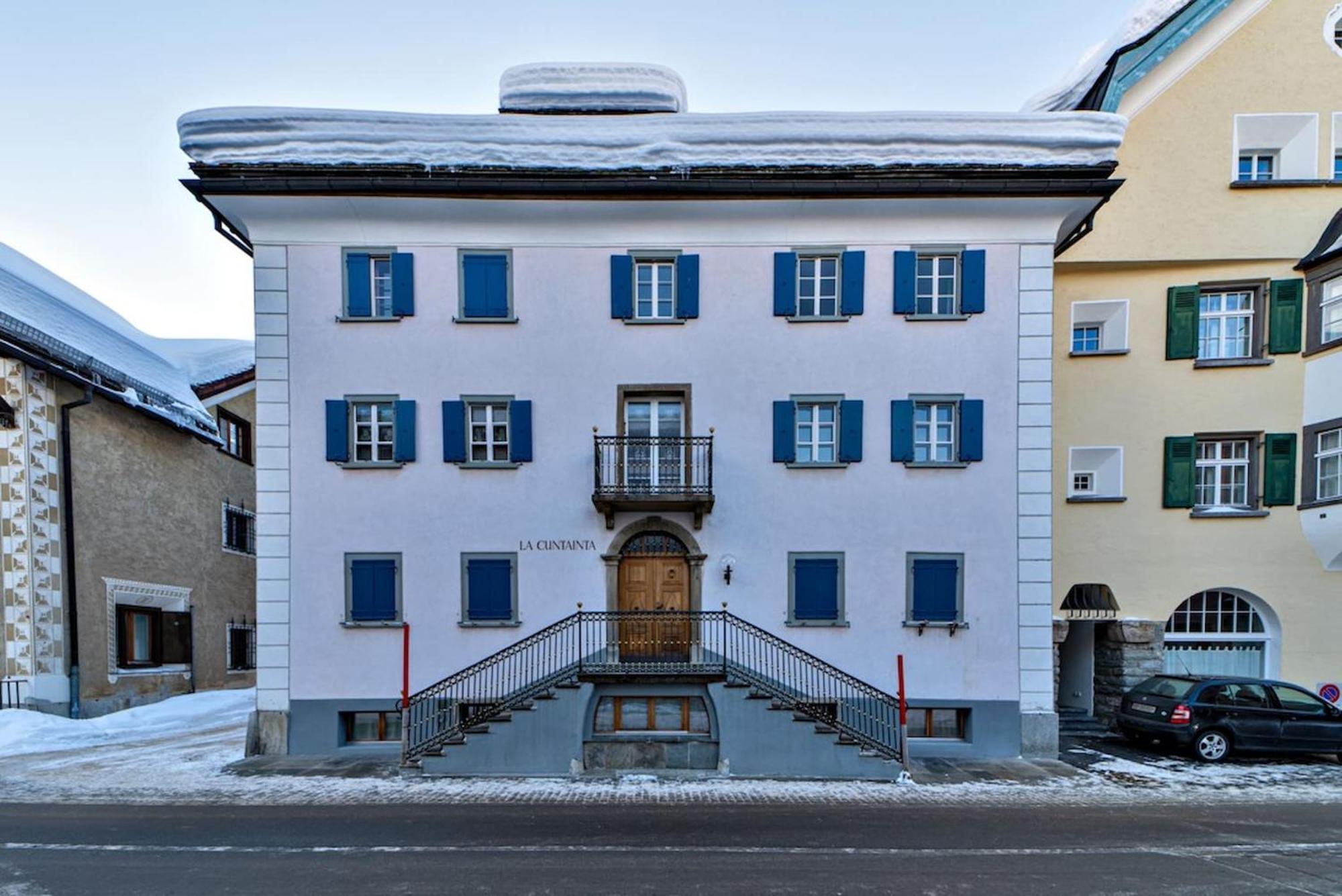 Chesa La Cuntainta - Sils Maria Lägenhet Exteriör bild